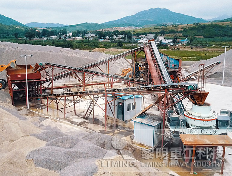 西藏地区河卵石深加工项目现场